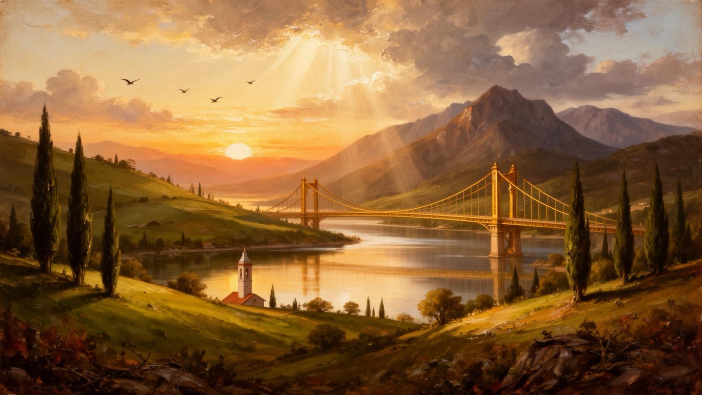 Painterly landscape